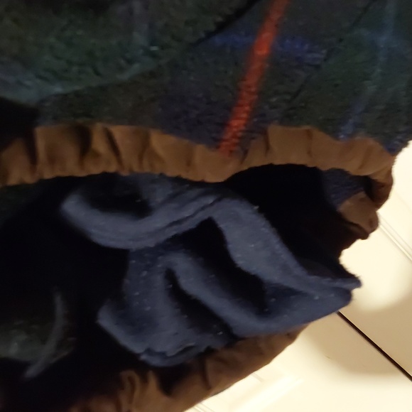 🎃🎃🎃VINTAGE POLO SPORT FLEECE PULLOVER PLAID CLASSIC SIZE L - Picture 7 of 8